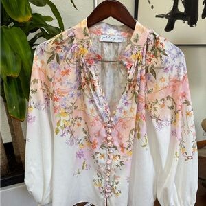 Petal and pup Floral Print Women's Top